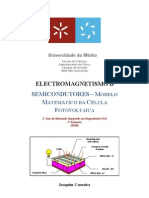 Semicondutores_Modelo matemático da célula fotovoltaica