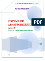 Sistema de Agua Potable