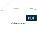 CUBICACIONES