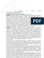 La deserción escolar en América Latina