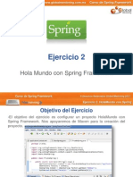 Curso Spring - Ejercicio02 - HolaMundo Con Spring Framework