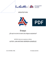 Essay Teoricos de La Arquitectura ¿Para Que Me Sirve Su Teoría¿