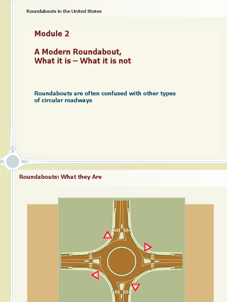 Roundabout Types