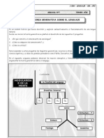 La Teoria Generativa Sobre El Lenguaje (Ver)