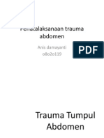 PENATALAKSANAAN TRAUMA