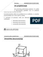 Aksonometrijsko Projektovanje