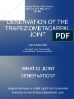 Denervation of The Trapeziometacarpal Joint