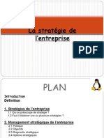 Stratégie de L'entreprise