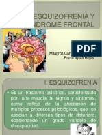 Esquizofrenia y Sindrome Frontal