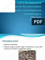 El Índice de Deterioro Ambiental en Los Municipios