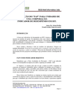 FAP indicador desempenho SST unidades