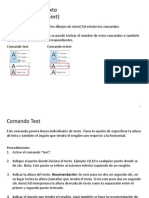 Comandos de Texto Autocad