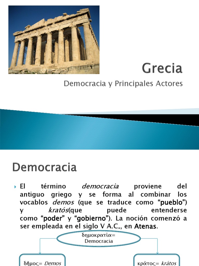 Democracia en la Antigua Grecia | PDF | Gobierno griego antiguo ...