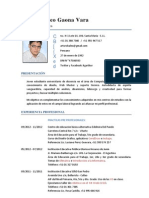 CV Arturo Gaona 2013-2