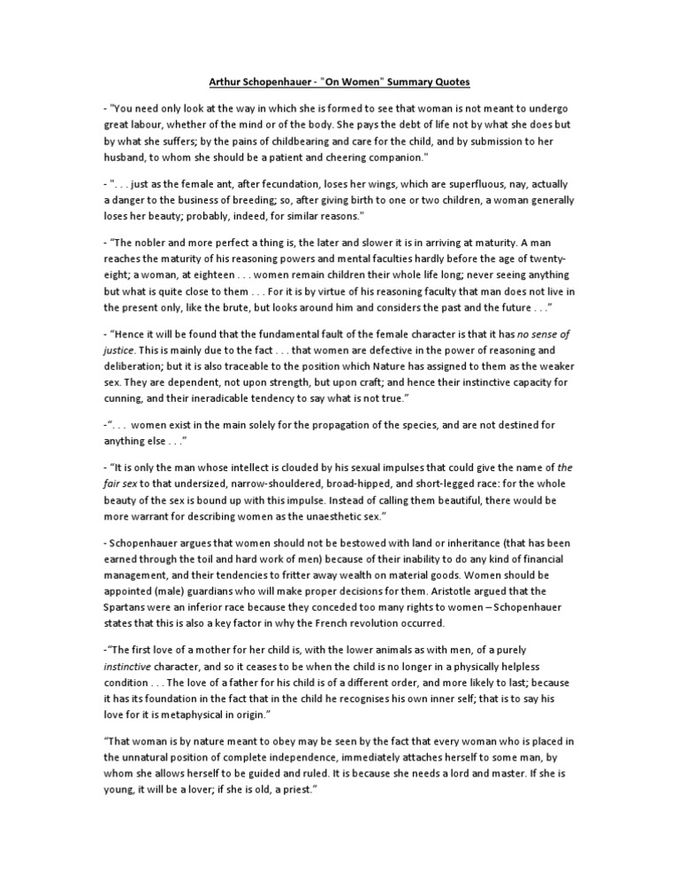 Essays of schopenhauer picture