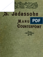 Jadassohn Manual of Counterpoint