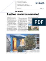Auction Reserves Smashed