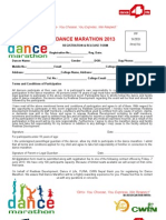 Dance Marathon Registration