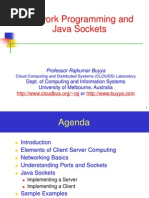 Network Programming and Java Sockets: Dept. of Computing and Information Systems University of Melbourne, Australia or