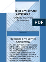 Philippine Civil Service Commission: Functions, History and Development