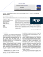 CO2 Plasticization Effects in Thin vs. Thick Polymer Films