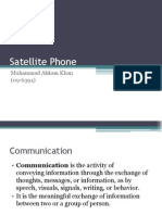Satellite Phone: Muhammad Ahkam Khan (09-6394)