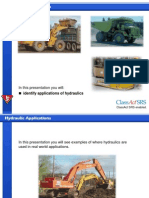 Hydraulic Applications: in This Presentation You Will: Identify Applications of Hydraulics