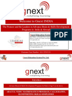 Welcome To Gnext INDIA: The Pioneer and The Leaders in Advance Brain & Skills Development Programs in India & Abroad
