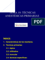 Tecnica de Anestesia