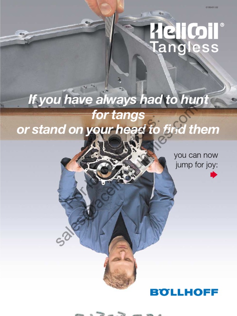 Bollhoff Helicoil Tangless Inserts 2 Tools Metalworking