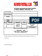 Borang Daftar Dan Syarat Kejohanan U17 19 Mei 2013