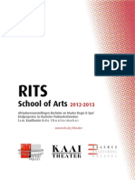 Afstudeervoorstellingen / Eindprojecten Rits: Bachelor en Master Drama, Regie & Spel + Bachelor Podiumtechnieken