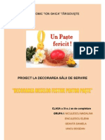 Decorarea Meselor de Paste