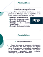 Principios de Arquivologia