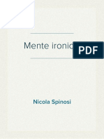 Nicola Spinosi: Mente ironica. Narrazione e interpretazione