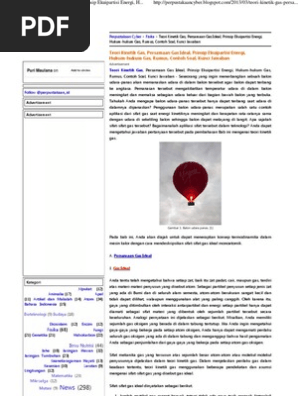 Teori Kinetik Gas Persamaan Gas Ideal Prinsip Ekuipartisi Energi Hukum Hukum Gas Rumus Contoh Soal Kunci Jawaban Perpustakaan Cyber