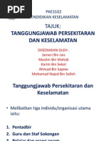 Tanggungjawab Persekitaran Dan Keselamatan