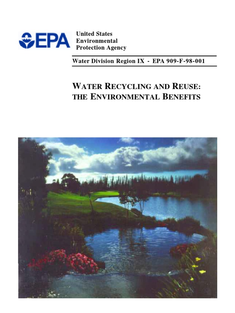 Water Recycling: Environmental Benefits | PDF | Science & Mathematics