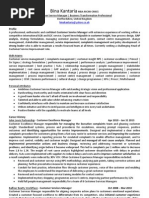 Download Head Customer Service Experience Director in London UK Resume Bina Kantaria by BinaKantaria SN143961144 doc pdf