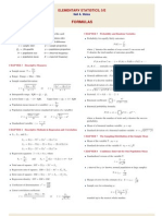 Eonometrics Formulas