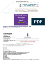 (Paper) CDS_ General Knowledge Cds Gk1