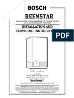 Bosch Greenstar ZWBR 7-25 A23 Gcno.46-311-44 Boiler Installation and Service Manual