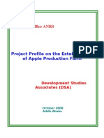 Investment Office ANRS: Project Profile On The Establishment of Apple Production Farm