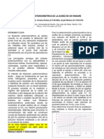 Determinacion Potenciometrica de La Acidez de Un Vinagre