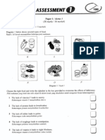 Summative Assessment 1 Form 2