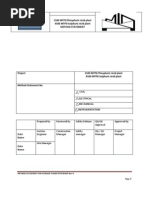Tank Installation Method Statement | PDF | Welding | Construction