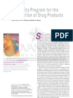 A Stability Program For The Distribution of Drug Products