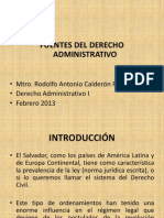 Las Fuentes Del Derecho Administrativo