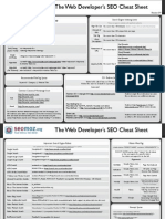 SEO Web Developer Cheat Sheet - SEOmoz