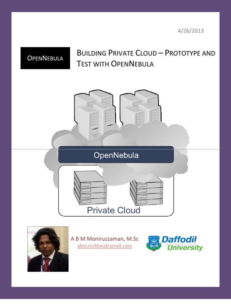 Building Private Cloud - Prototype and Test With OpenNebula by ...